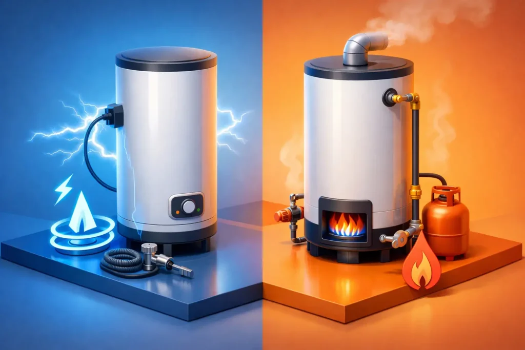 Electric Versus Gas Water Heater: Which Fits?