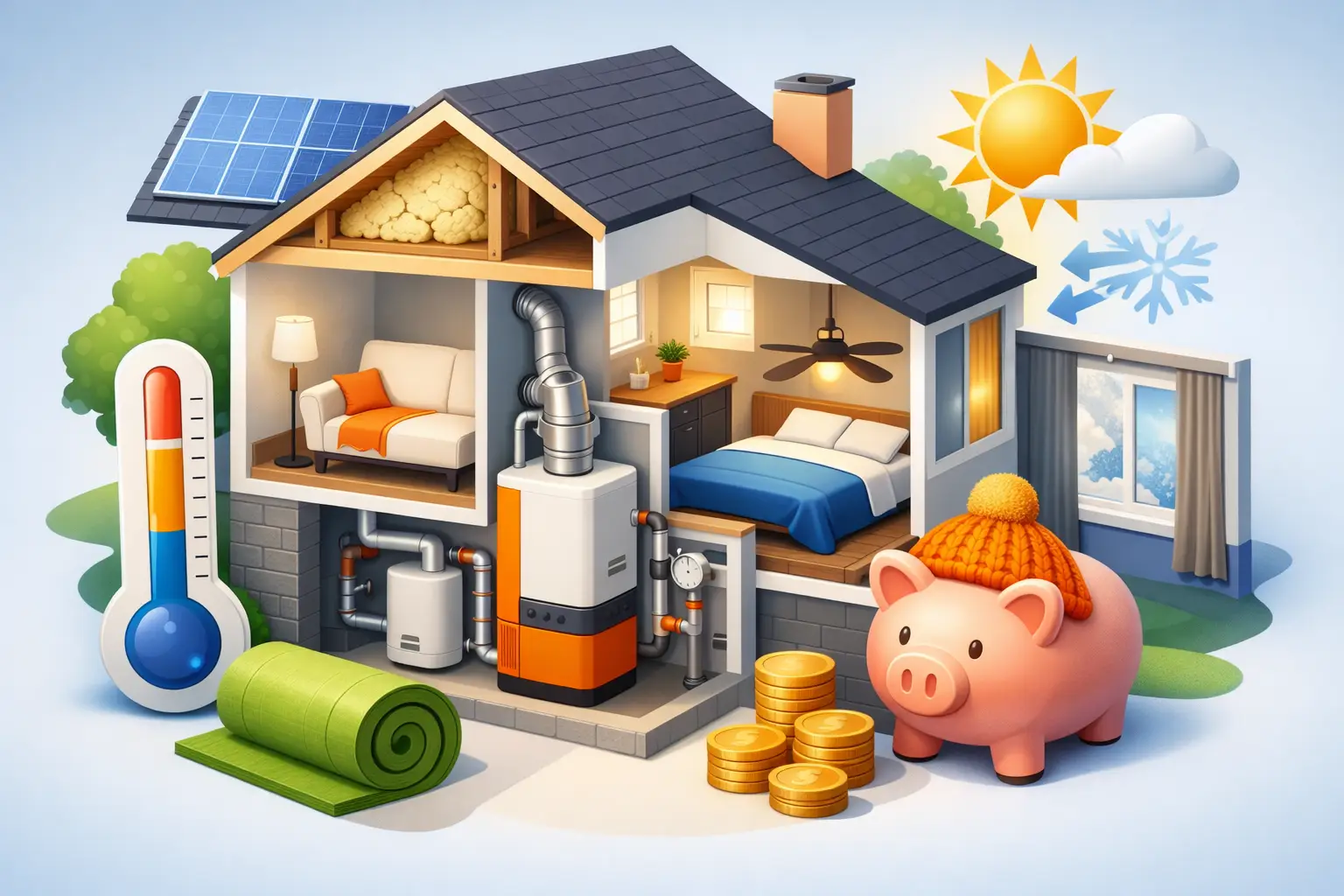 How to Lower Heating Bills at Home