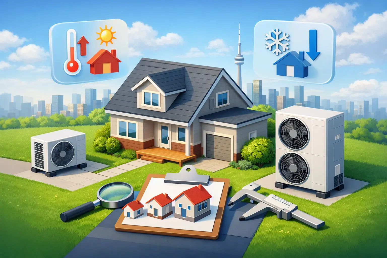 How to Pick Heat Pump Size for Your GTA Home