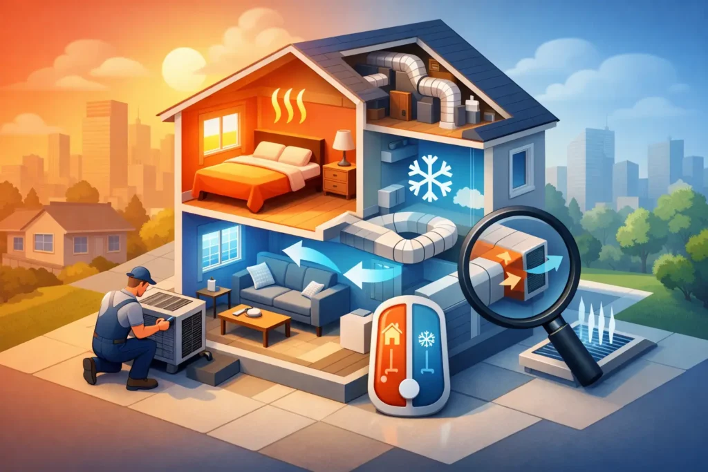 How to Troubleshoot Uneven Home Cooling in GTA